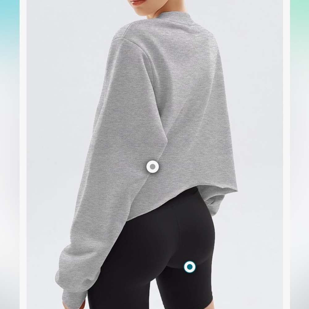 Cropped Sweatshirt - Picture 2 of 6